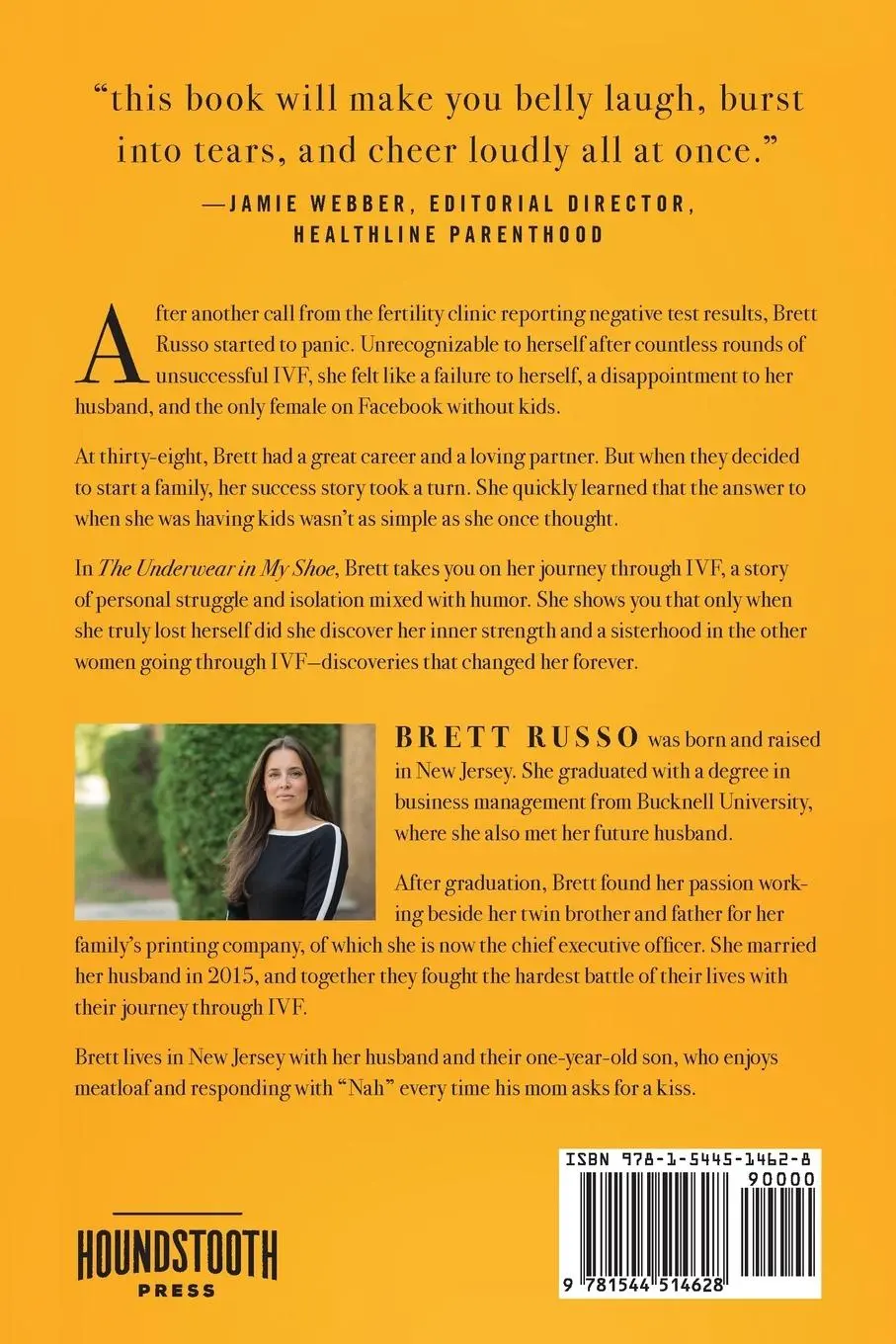 Rückseite: 9781544514628 | The Underwear in My Shoe | My Journey Through IVF, Unfiltered | Russo