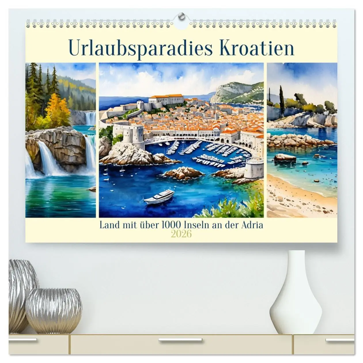 Cover: 9783457364628 | Urlaubsparadies Kroatien (hochwertiger Premium Wandkalender 2026...