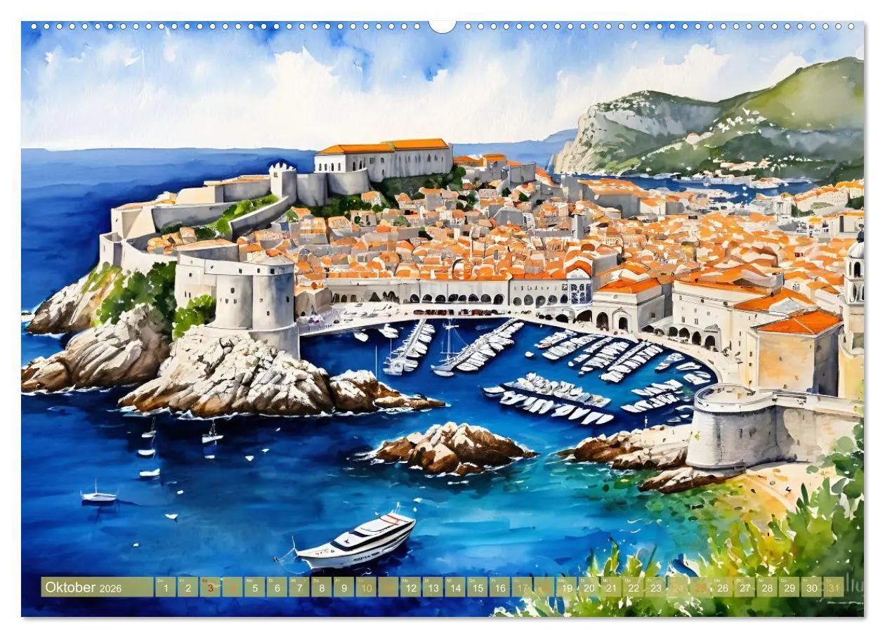 Bild: 9783457364628 | Urlaubsparadies Kroatien (hochwertiger Premium Wandkalender 2026...