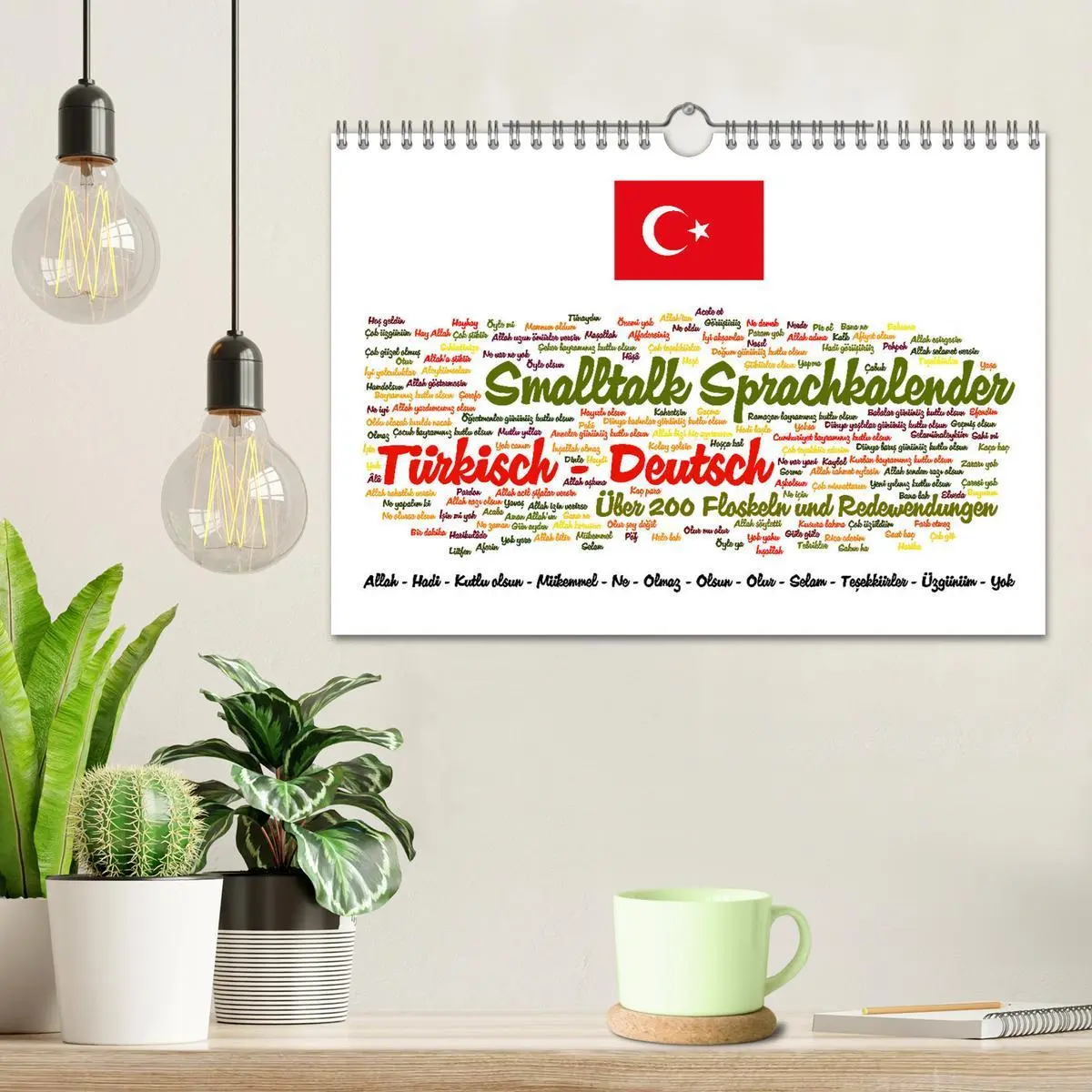 Bild: 9783457744628 | Smalltalk Sprachkalender Türkisch-Deutsch (Wandkalender 2026 DIN A4...
