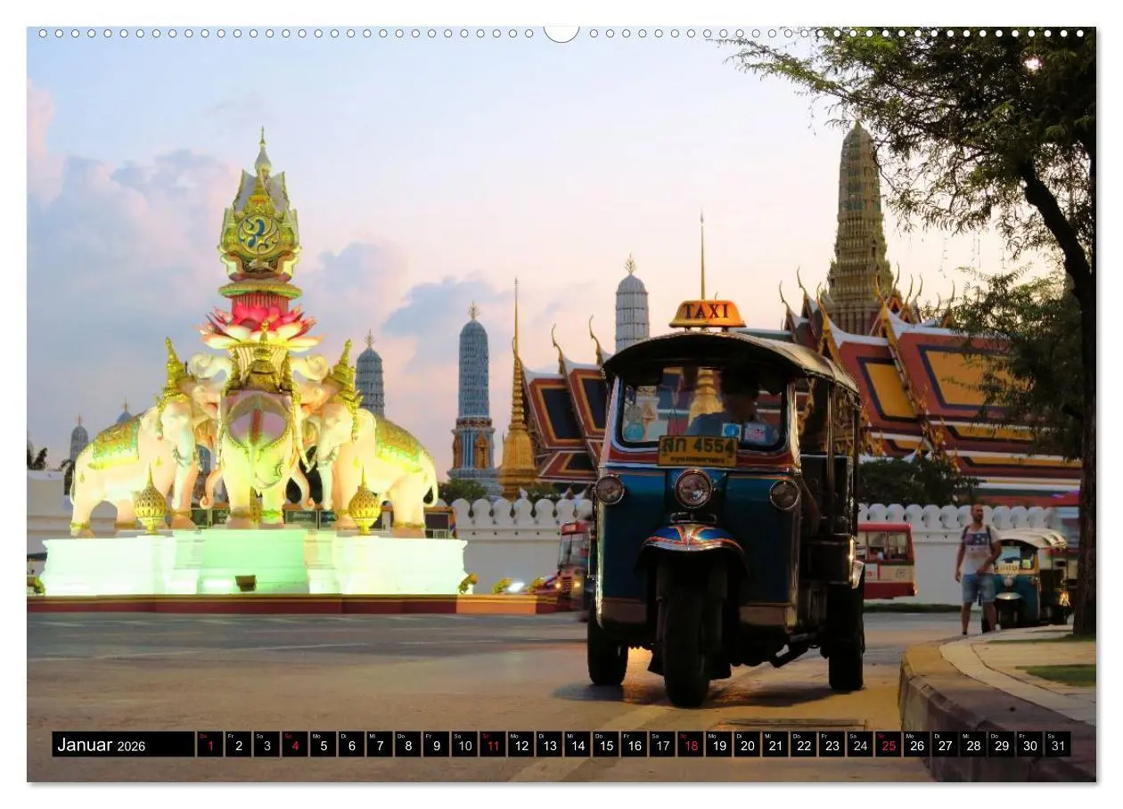 Bild: 9783457984628 | Bangkok: West trifft Fernost (Wandkalender 2026 DIN A2 quer),...