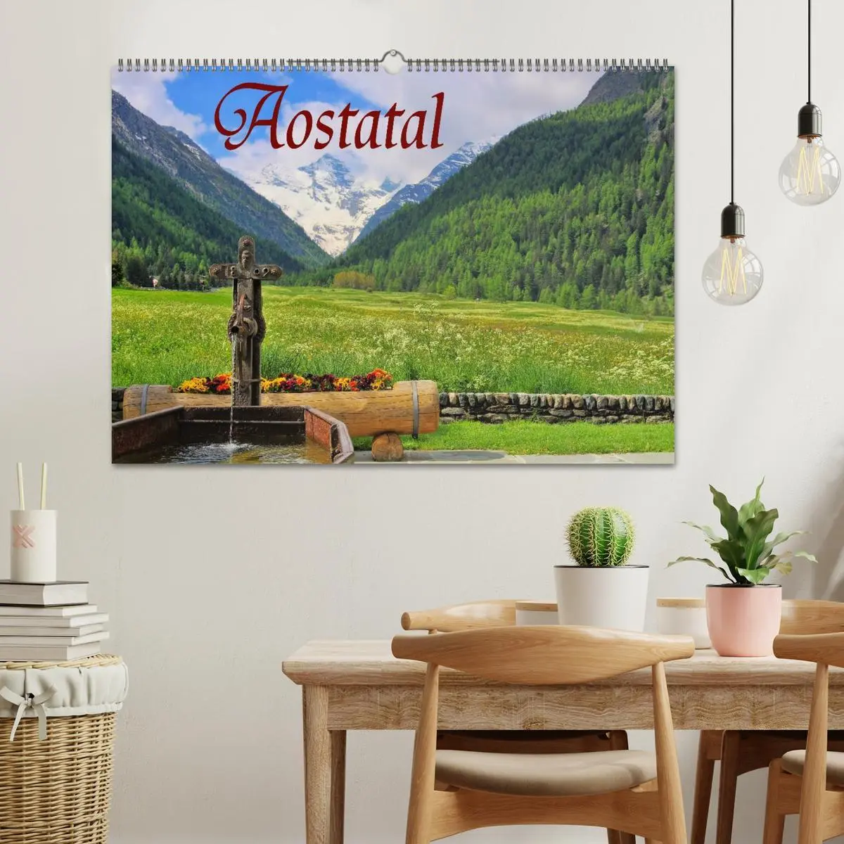 Bild: 9783516214628 | Aostatal (Wandkalender 2026 DIN A2 quer), CALVENDO Monatskalender