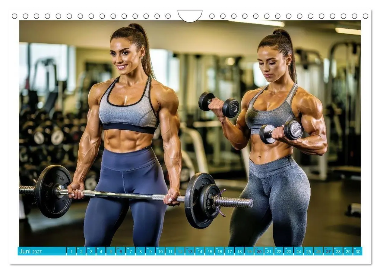 Bild: 9783516764628 | Sexy Girls - Body Building (Wandkalender 2027 DIN A4 quer),...