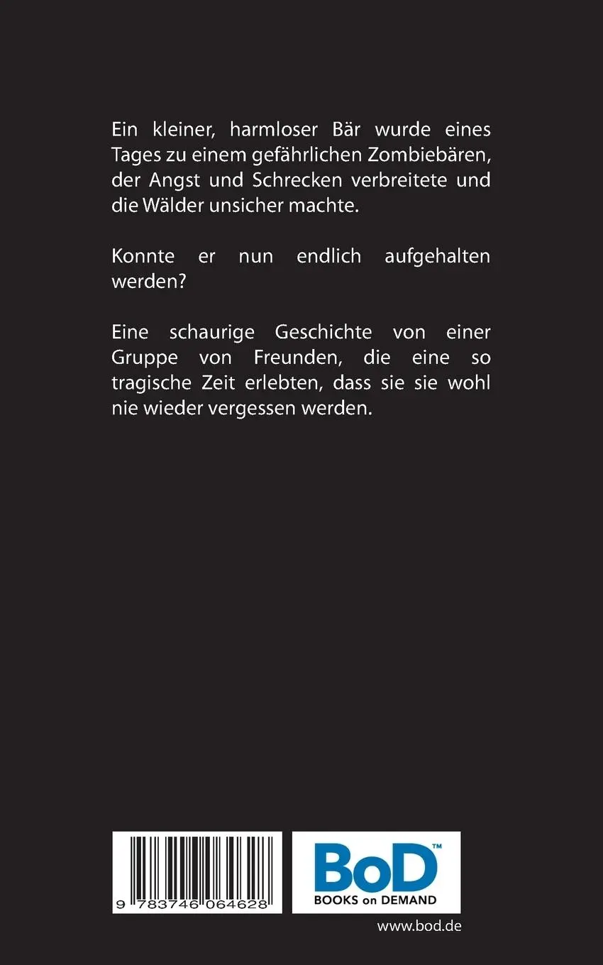 Rückseite: 9783746064628 | Der Zombiebär | Maurice Herzig | Taschenbuch | 60 S. | Deutsch | 2018