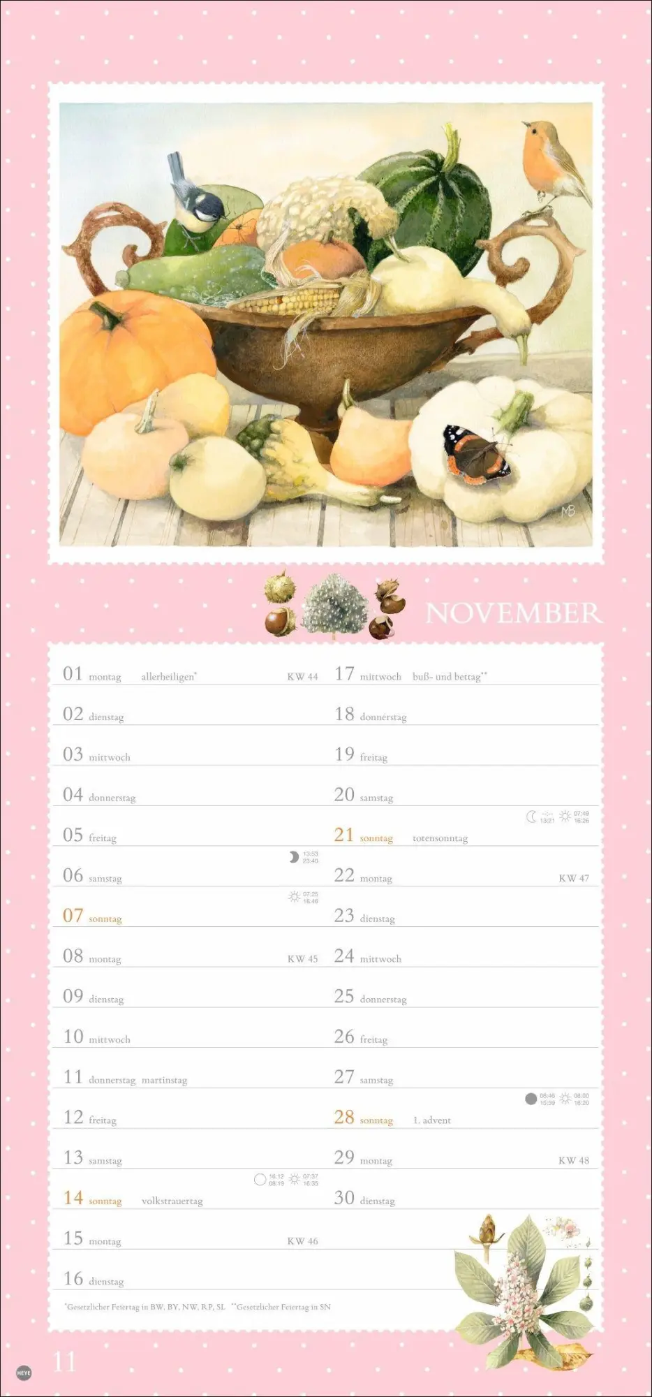 Bild: 9783756414628 | Marjolein Bastin: Wunder der Natur Kalender 2027 | Marjolein Bastin