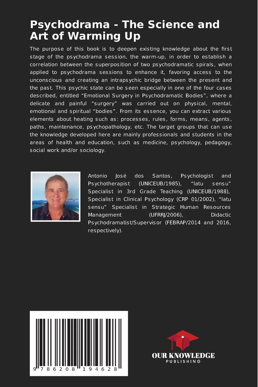 Rückseite: 9786208194628 | Psychodrama - The Science and Art of Warming Up | Santos | Taschenbuch