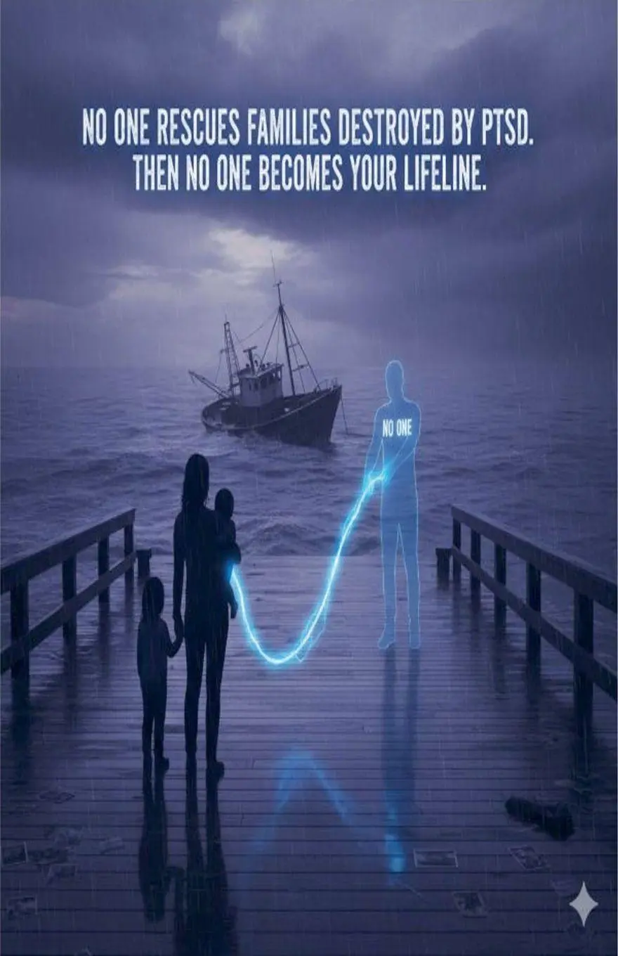 Cover: 9798232334628 | No One Rescues Families Destroyed by PTSD - Then No One Becomes...