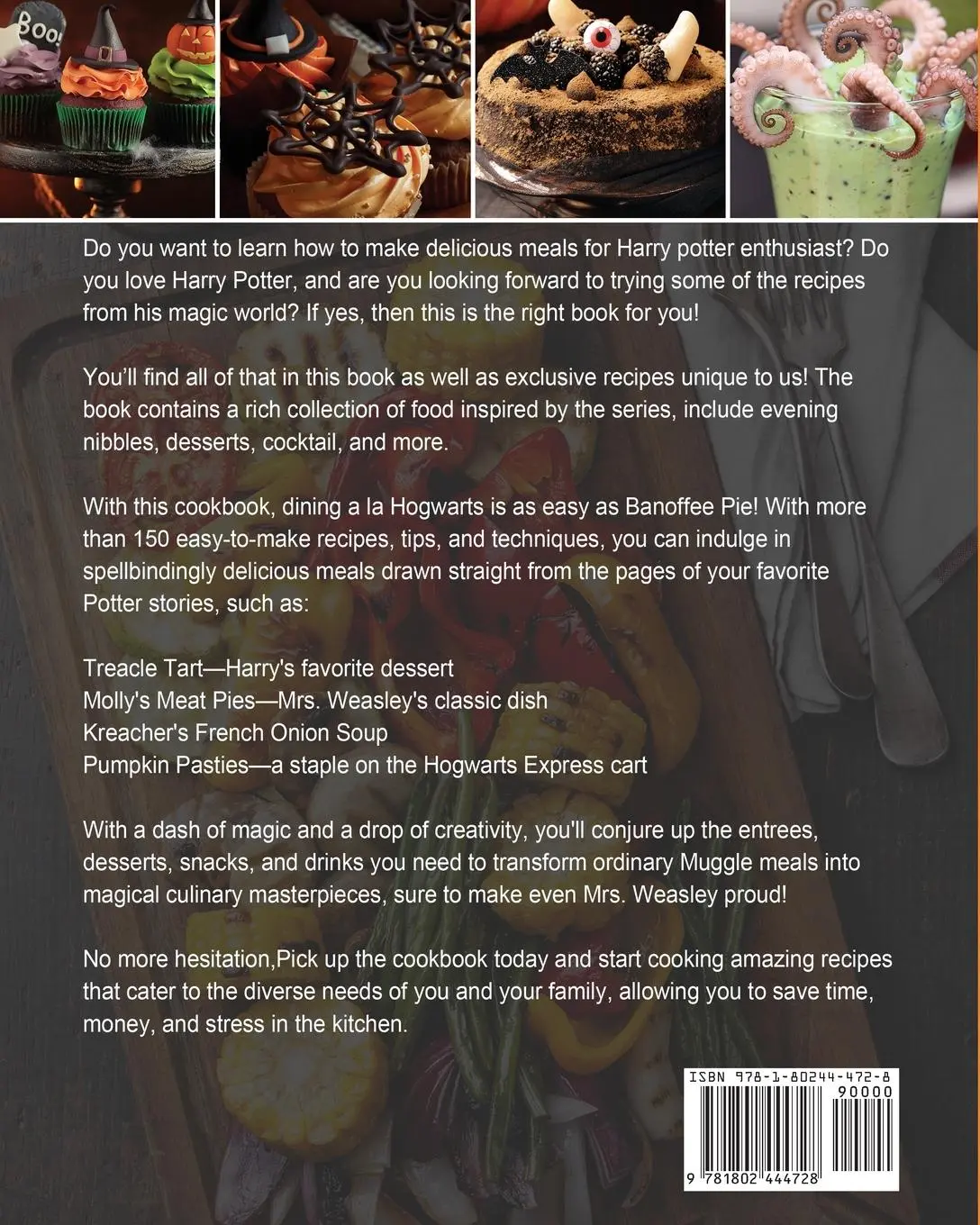 Rückseite: 9781802444728 | The Effortless Harry Potter Cookbook | Darren Carman | Taschenbuch