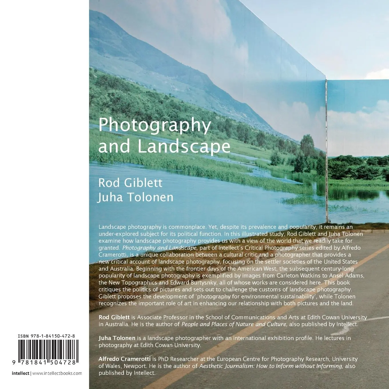 Rückseite: 9781841504728 | Photography and Landscape | Rod Giblett (u. a.) | Taschenbuch | 2012