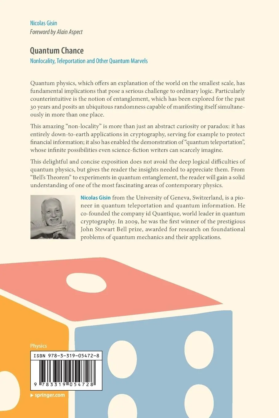 Rückseite: 9783319054728 | Quantum Chance | Nonlocality, Teleportation and Other Quantum Marvels
