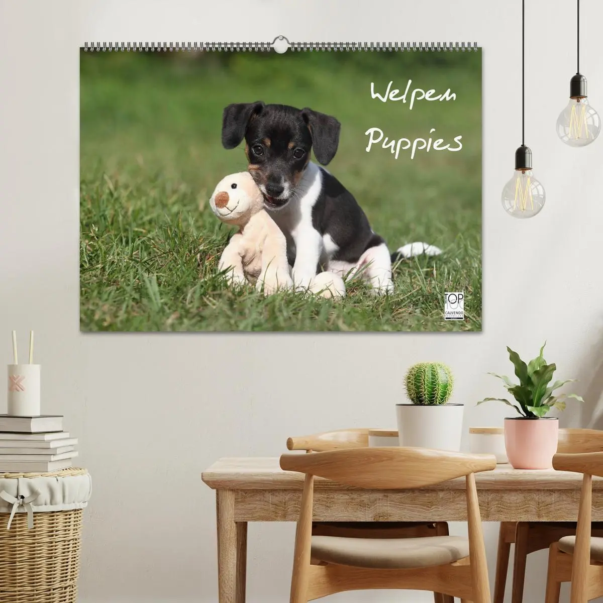 Bild: 9783516204728 | Welpen - Puppies (Wandkalender 2026 DIN A2 quer), CALVENDO...