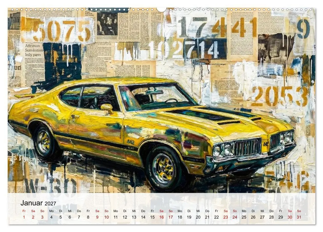 Bild: 9783516754728 | Steroide auf vier Rädern (hochwertiger Premium Wandkalender 2027...