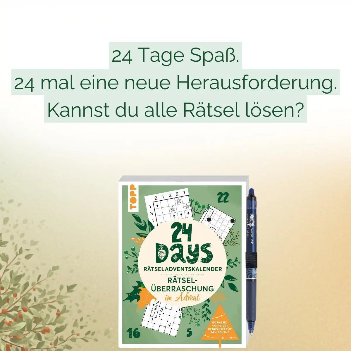 Bild: 9783735854728 | 24 DAYS RÄTSELADVENTSKALENDER - Rätselüberraschung im Advent | Buch