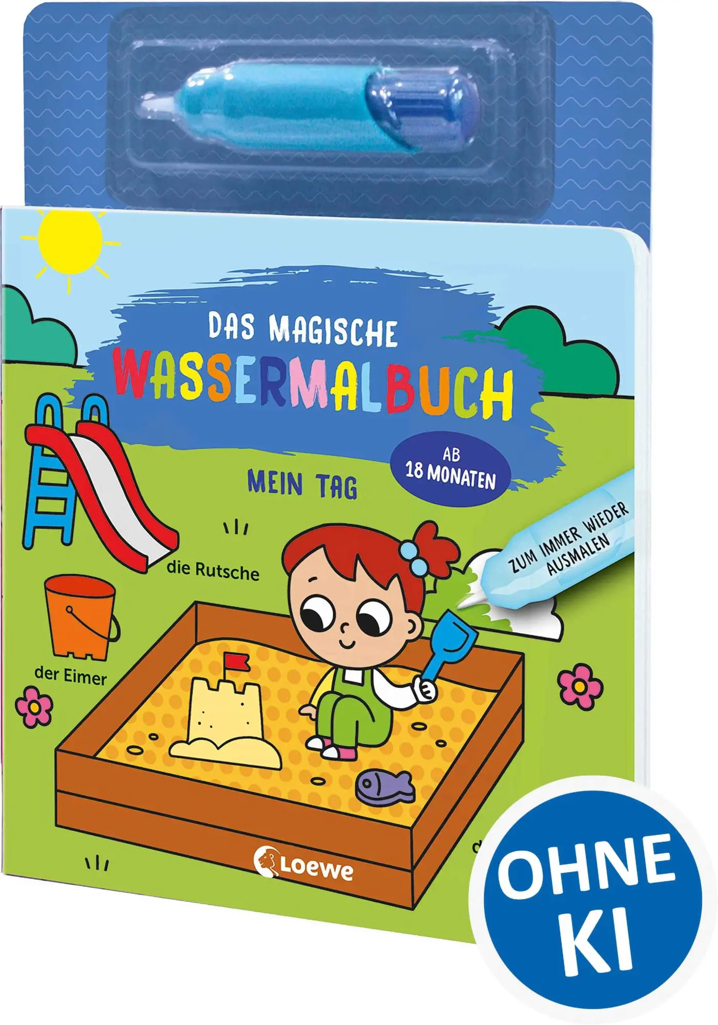 Cover: 9783743224728 | Das magische Wassermalbuch - Mein Tag | Svenja Pidde | Buch | 14 S.