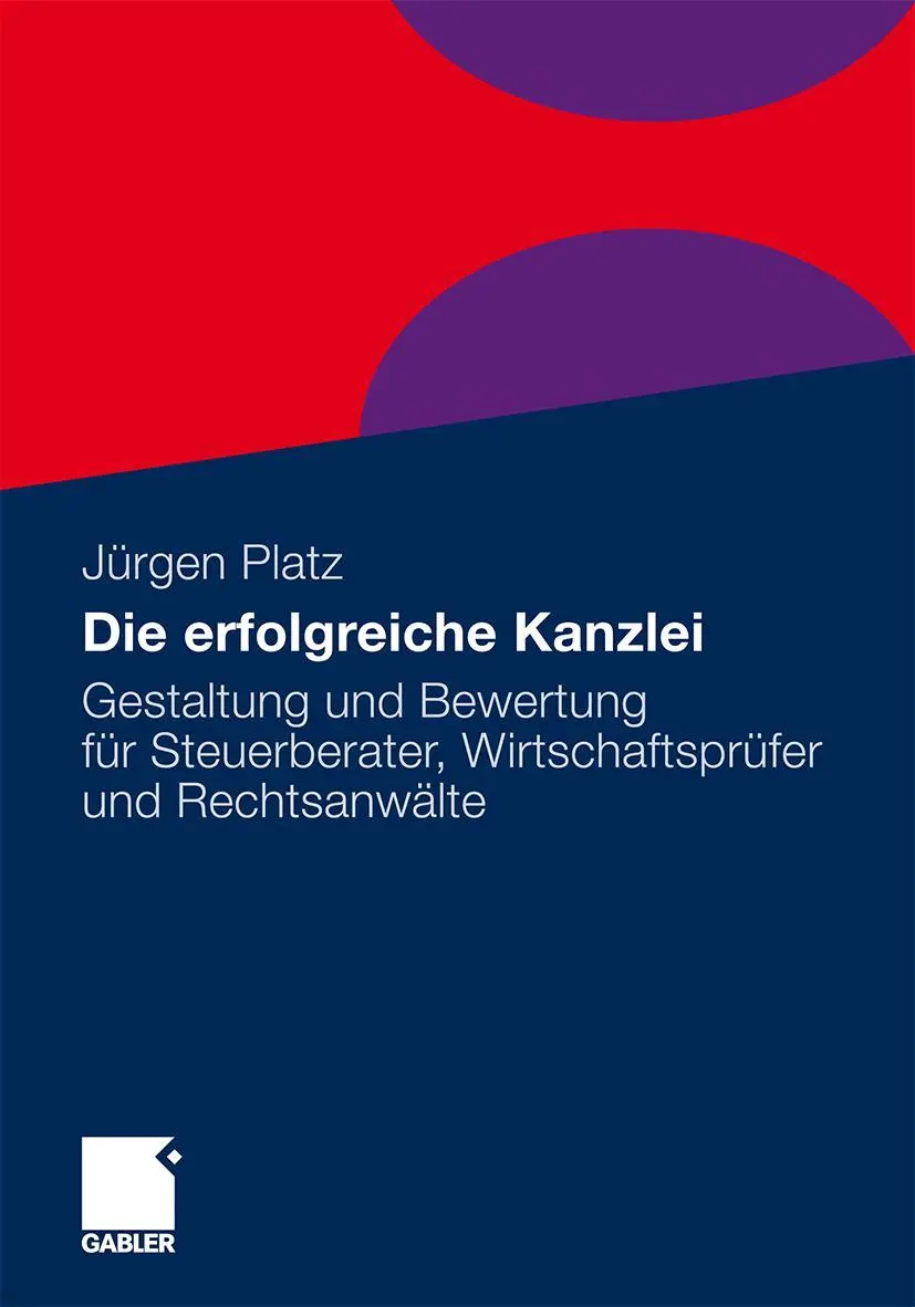 Cover: 9783834924728 | Die erfolgreiche Kanzlei | Jürgen Platz | Taschenbuch | 194 S. | 2010