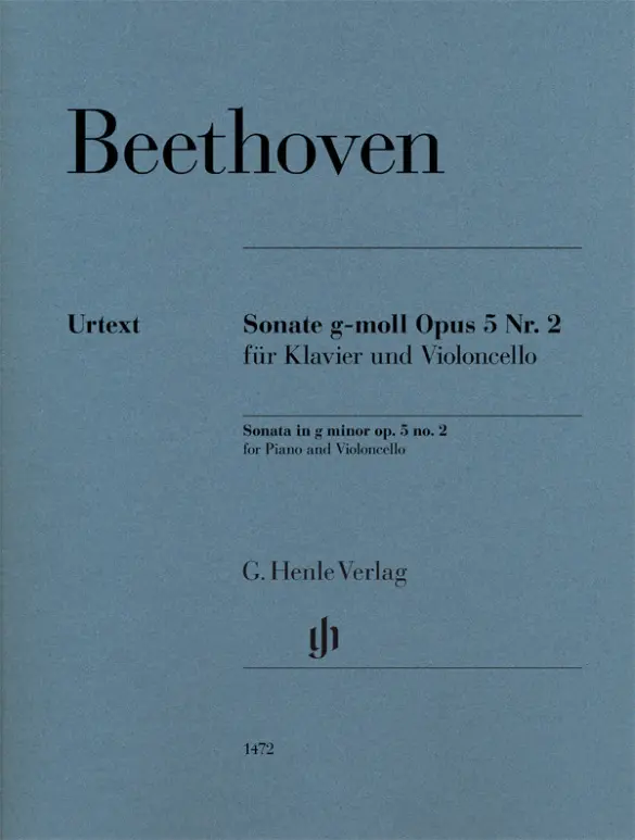 Cover: 9790201814728 | Violoncello Sonata G Minor Op. 5 No. 2 | Ludwig van Beethoven | Buch