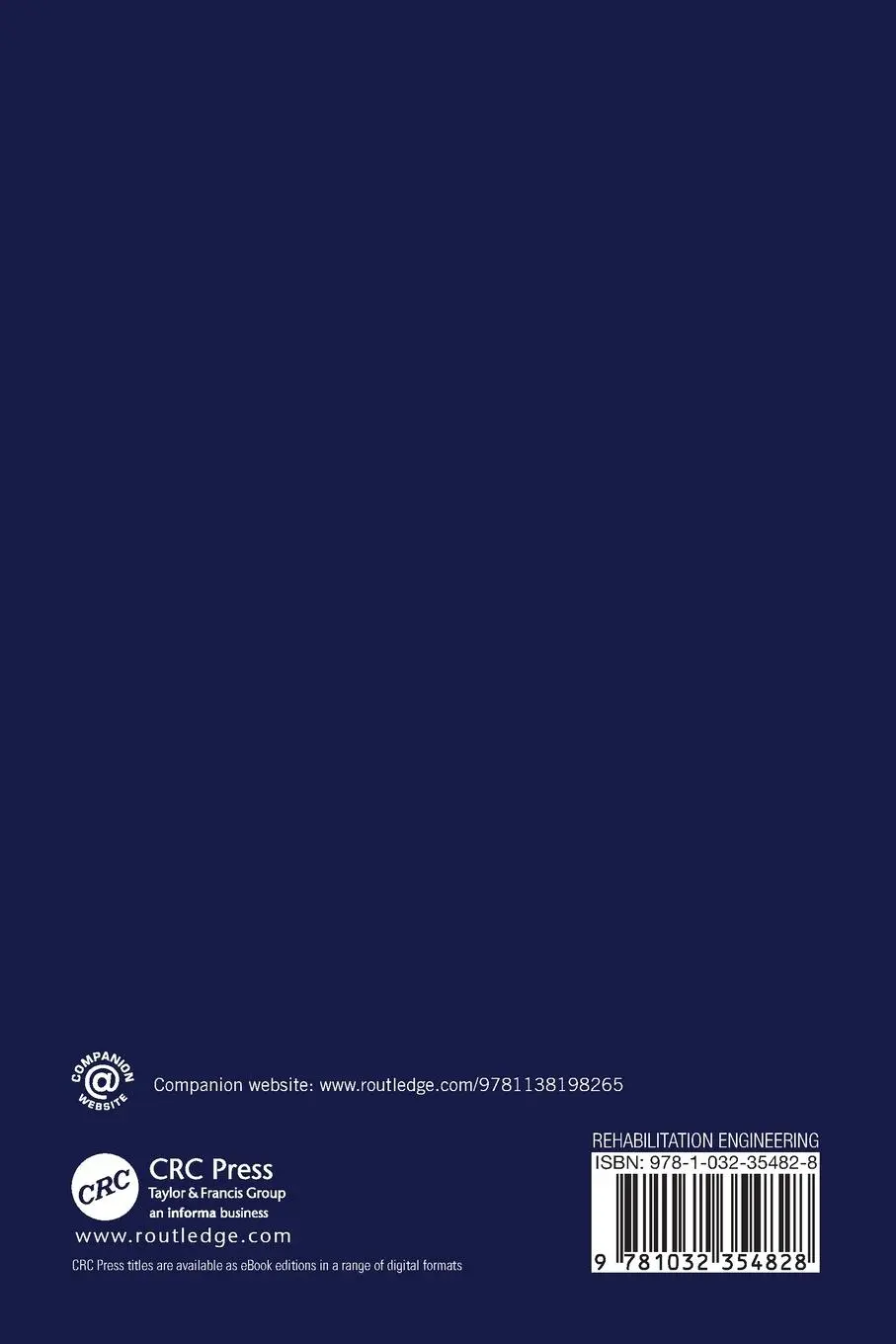 Rückseite: 9781032354828 | Rehabilitation Engineering | Principles and Practice | Taschenbuch