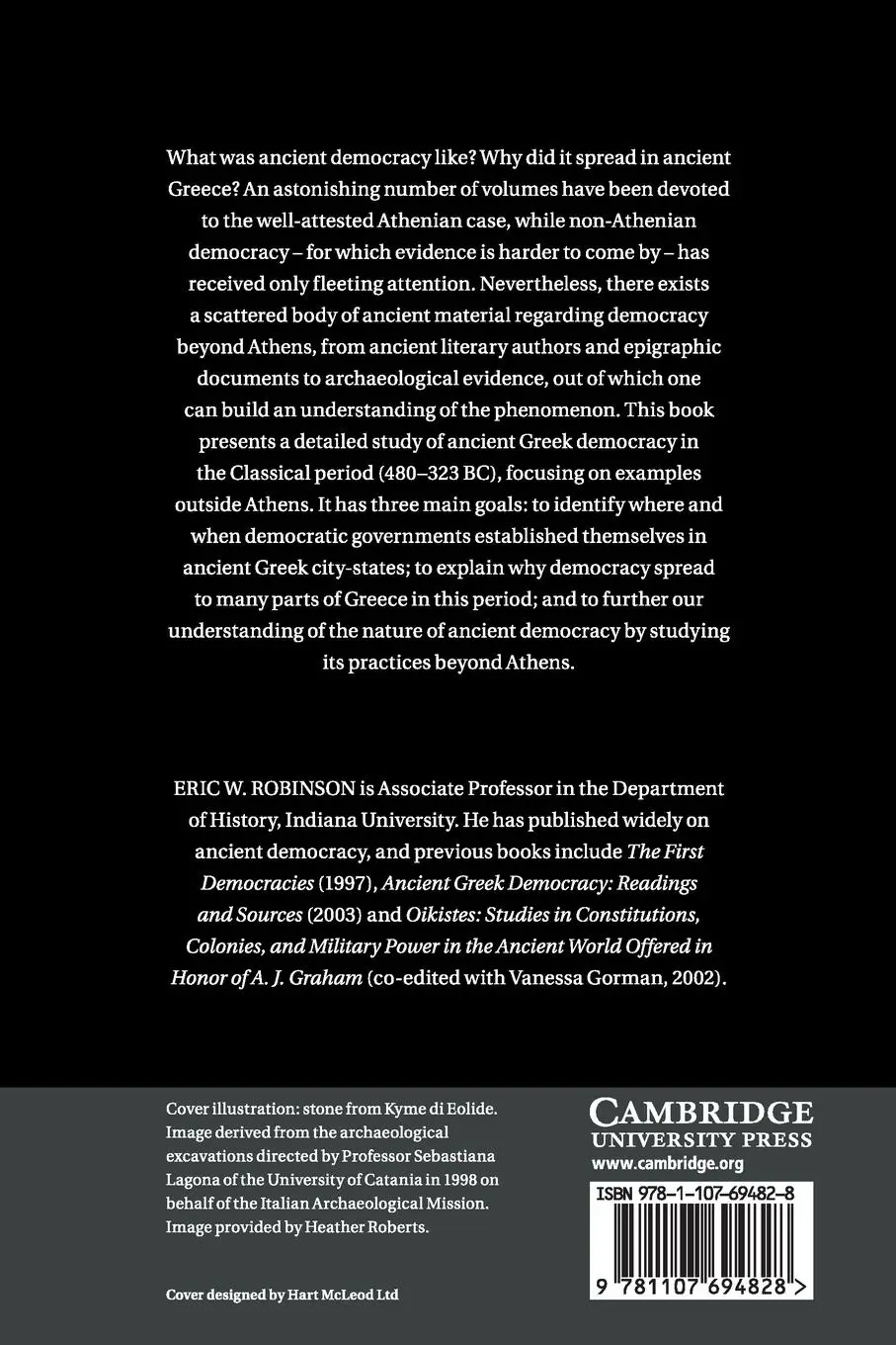 Rückseite: 9781107694828 | Democracy beyond Athens | Eric W. Robinson | Taschenbuch | Englisch