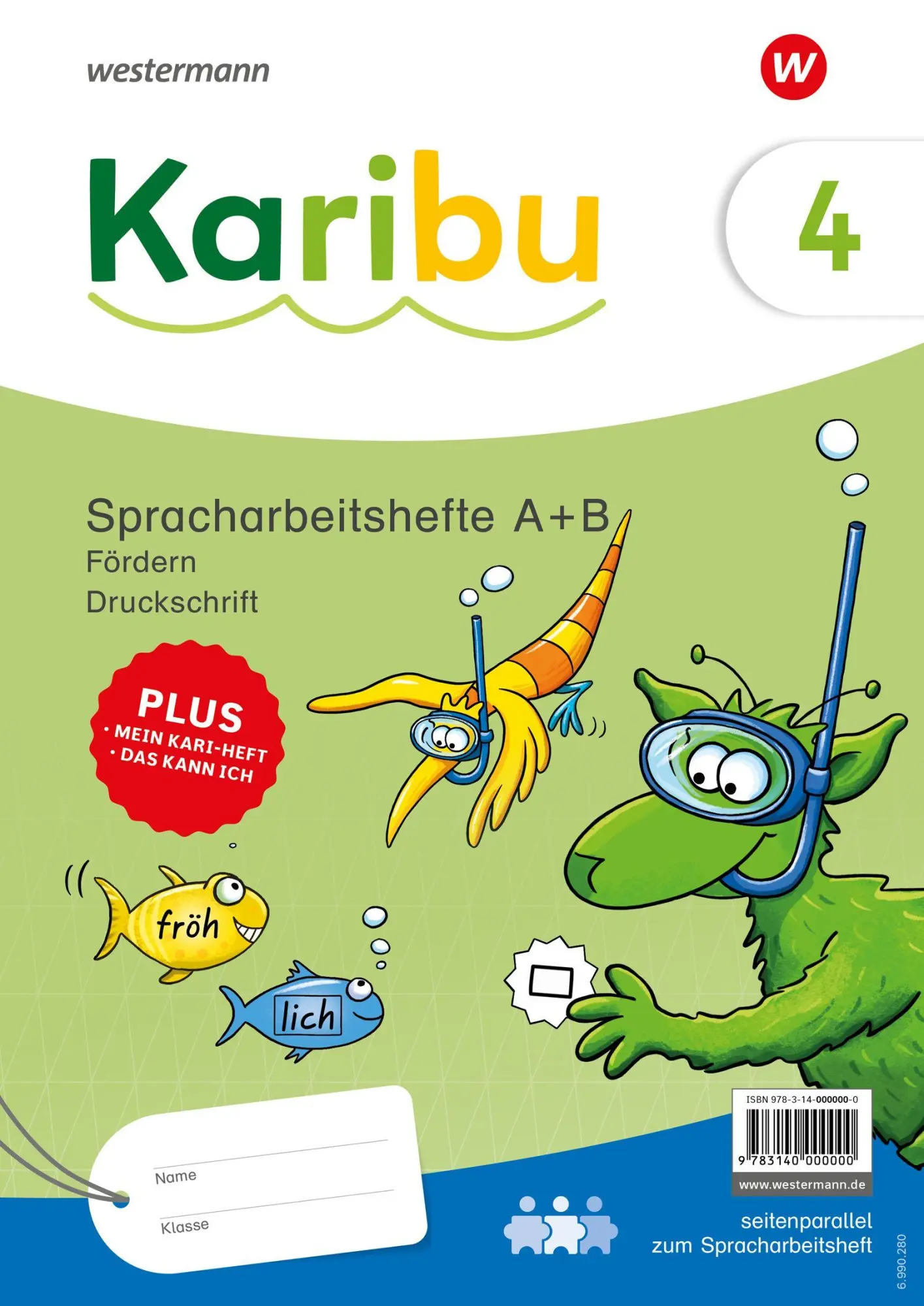 Cover: 9783141294828 | Karibu. Paket Spracharbeitshefte Fördern 4 (A + B) Ausgabe 2024 | Buch