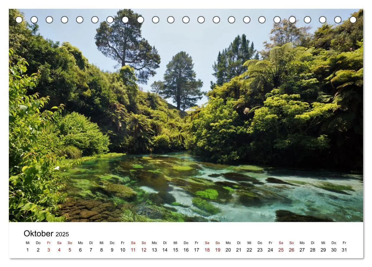 Bild: 9783383924828 | Neuseeland - Regionen Waikato und Bay of Plenty (Tischkalender 2025...