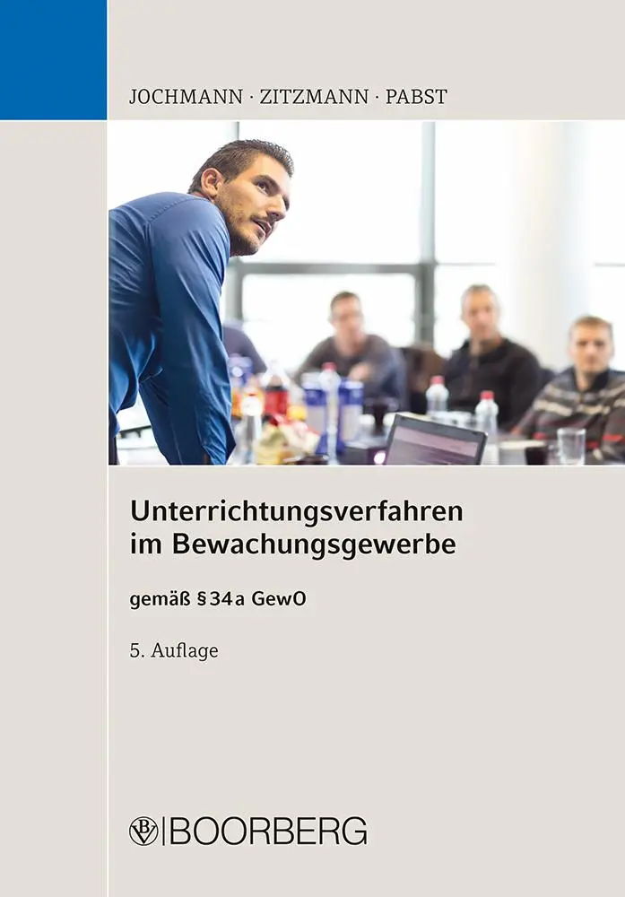 Cover: 9783415074828 | Unterrichtungsverfahren im Bewachungsgewerbe | gemäß § 34a GewO | Buch