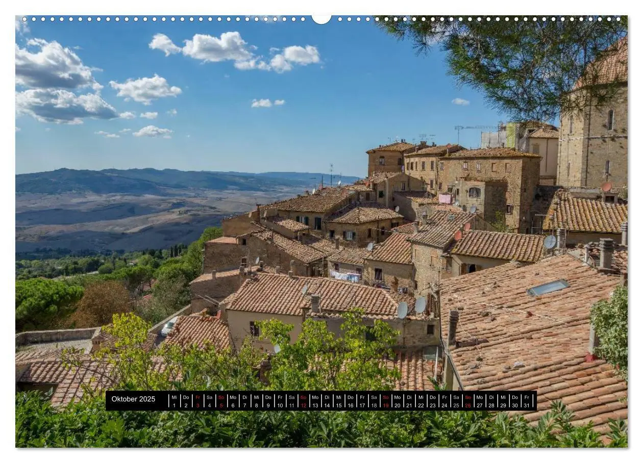 Bild: 9783435564828 | Toskana - 2025 (Wandkalender 2025 DIN A2 quer), CALVENDO...