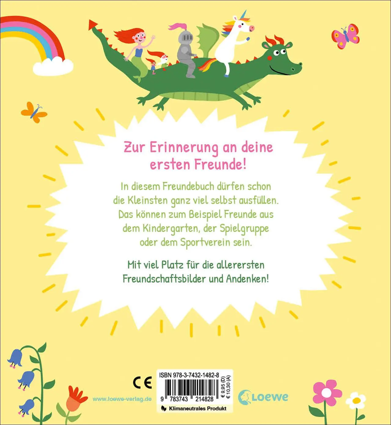 Rückseite: 9783743214828 | Meine allerersten Freunde (Fabelwesen) | Nastja Holtfreter | Buch
