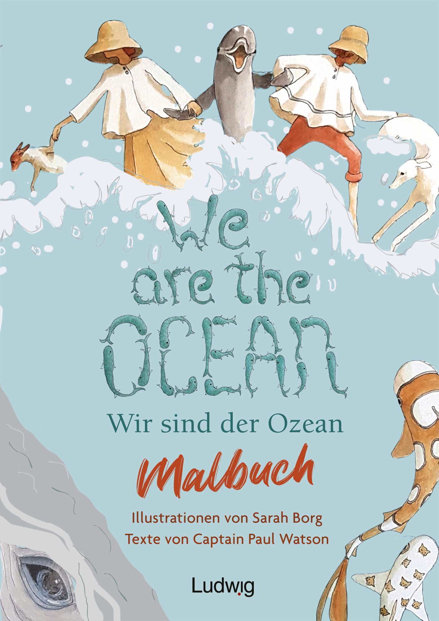 Cover: 9783869354828 | We are the Ocean - Wir sind der Ozean - Malbuch für Kinder | Watson