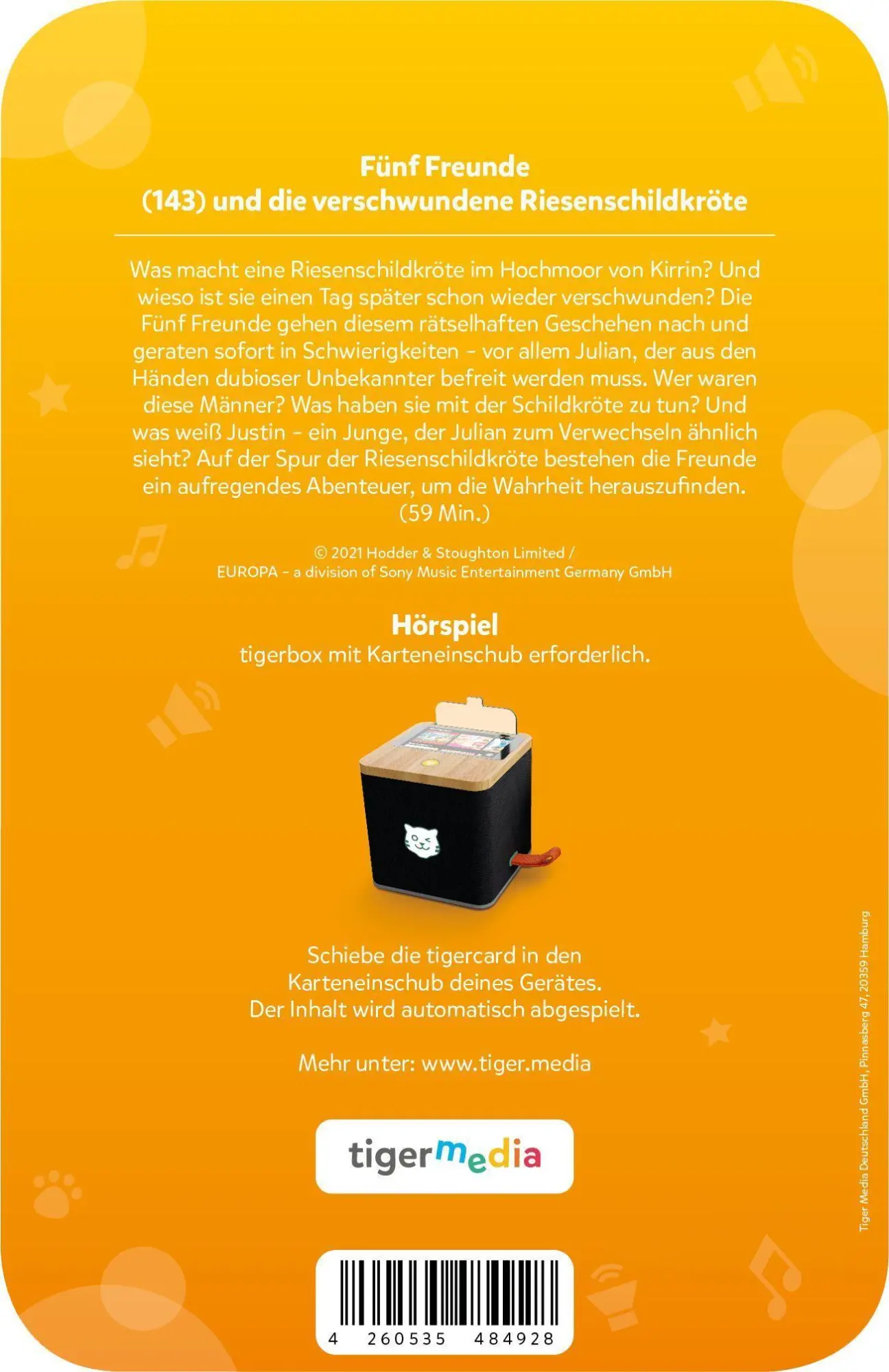 Bild: 4260535484928 | tigercard - Fünf Freunde - 143: und die verschwundene...