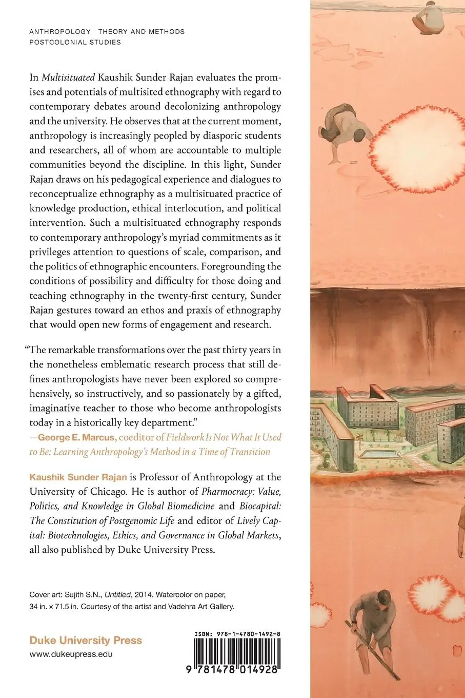 Rückseite: 9781478014928 | Multisituated | Ethnography as Diasporic Praxis | Kaushik Sunder Rajan