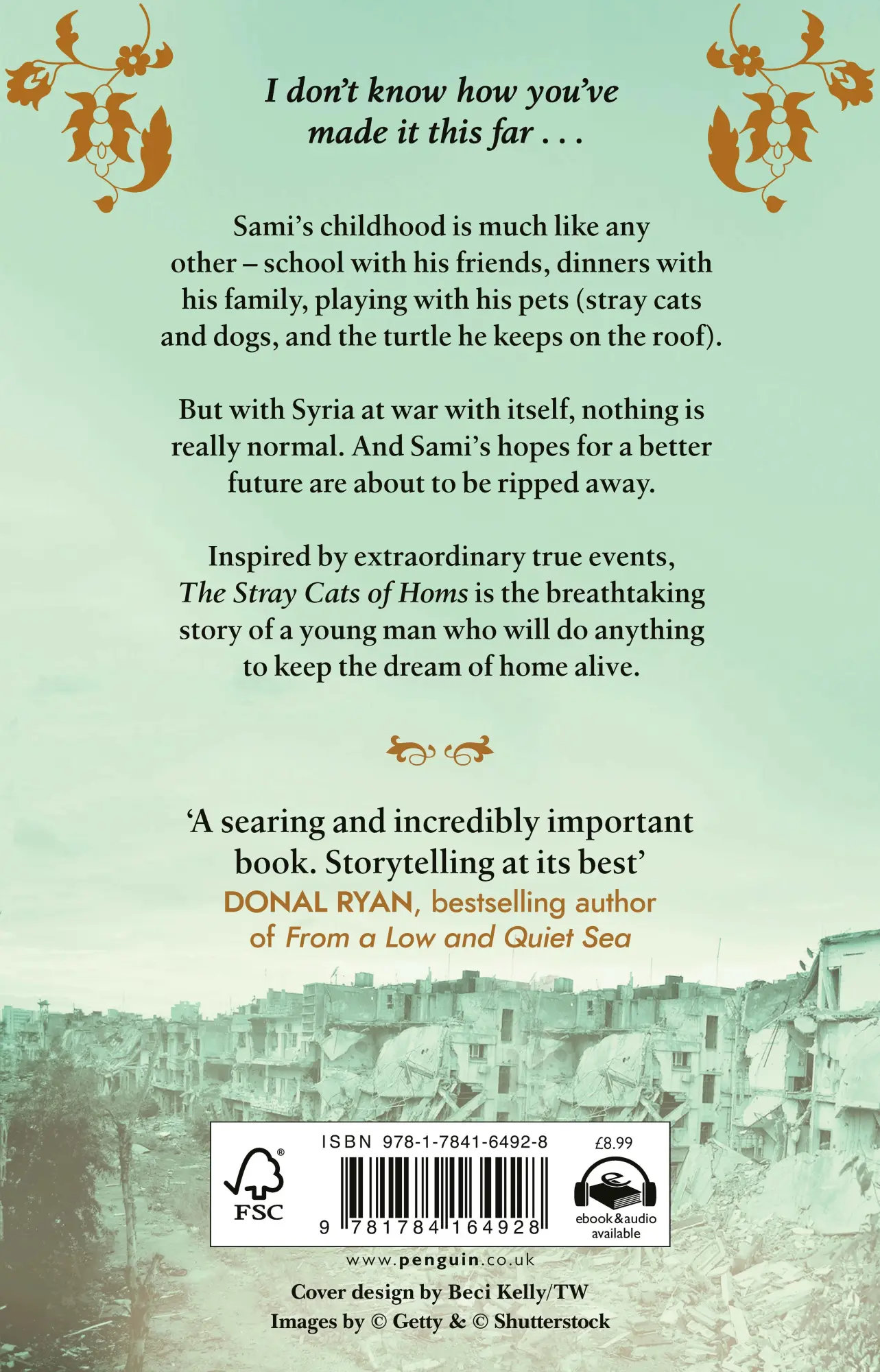 Rückseite: 9781784164928 | The Stray Cats of Homs | Eva Nour | Taschenbuch | 384 S. | Englisch