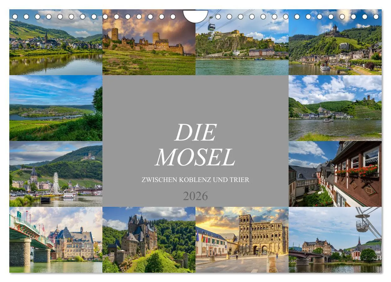 Cover: 9783457574928 | Die Mosel zwischen Koblenz und Trier (Wandkalender 2026 DIN A4...