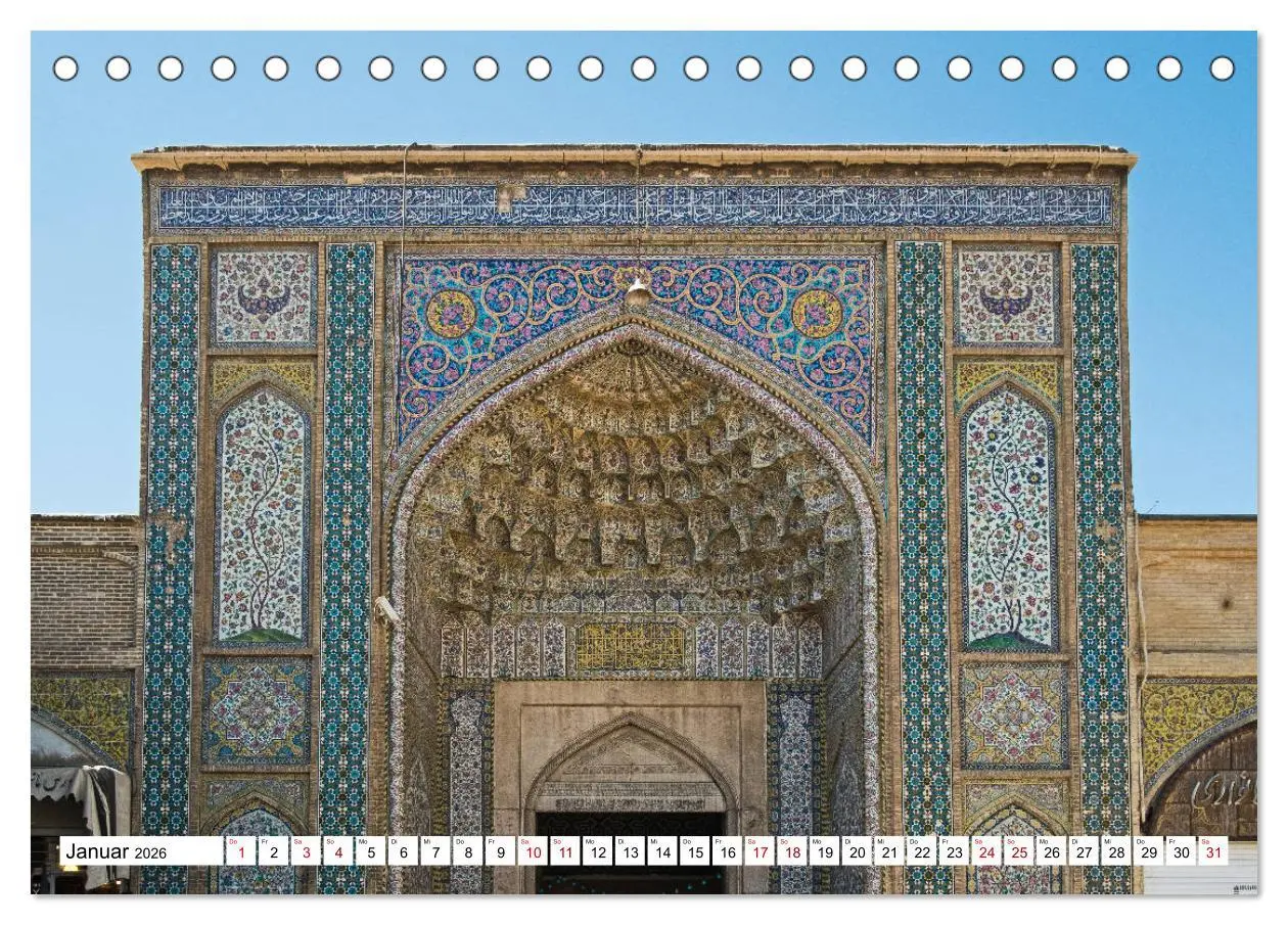 Bild: 9783457884928 | Städte des Irans - Shiraz (Tischkalender 2026 DIN A5 quer),...