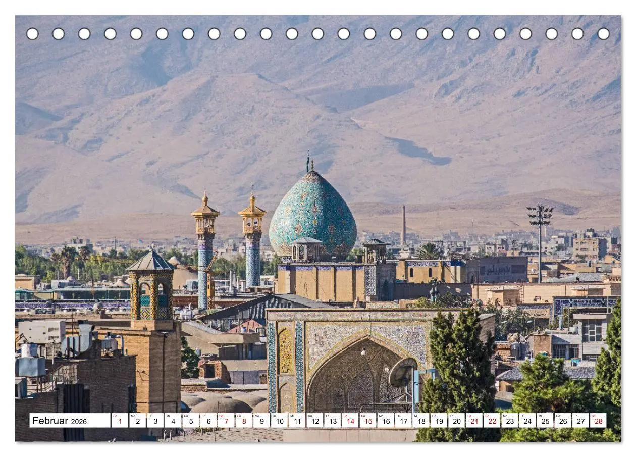 Bild: 9783457884928 | Städte des Irans - Shiraz (Tischkalender 2026 DIN A5 quer),...