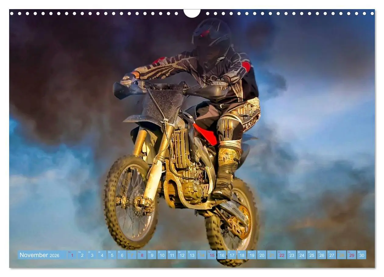 Bild: 9783516044928 | Motocross - mit vollem Risiko (Wandkalender 2026 DIN A3 quer),...