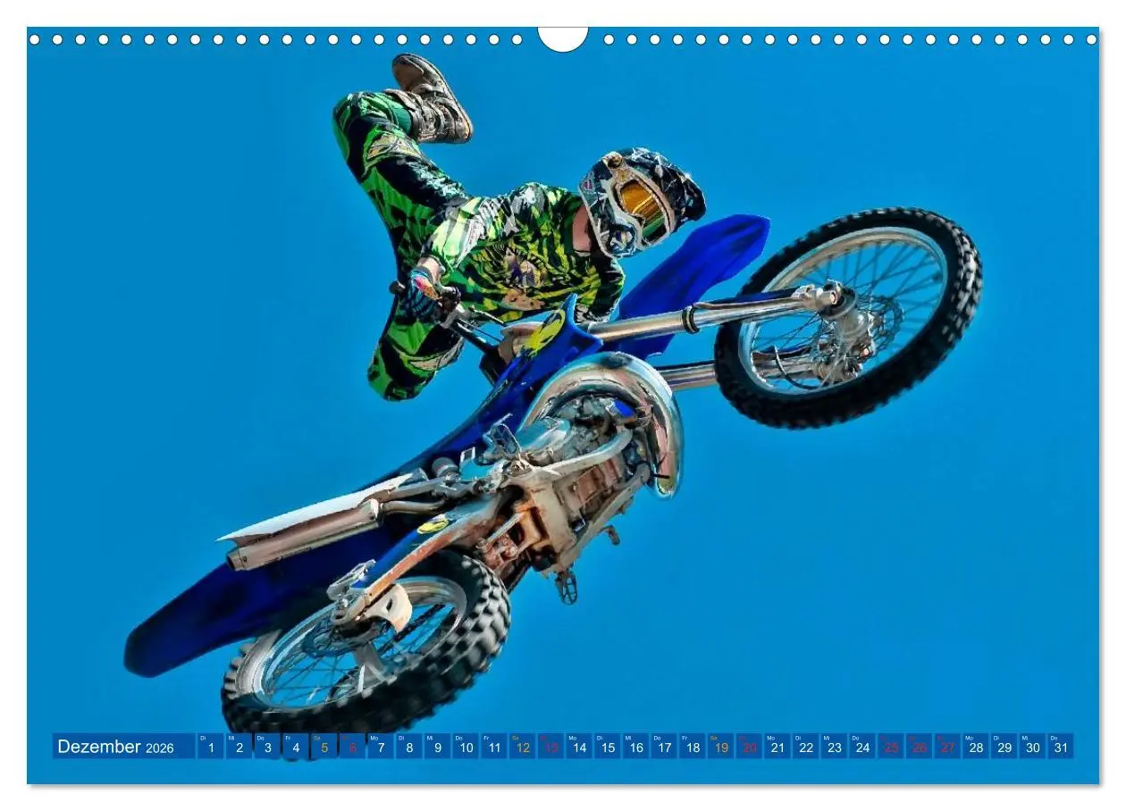 Bild: 9783516044928 | Motocross - mit vollem Risiko (Wandkalender 2026 DIN A3 quer),...