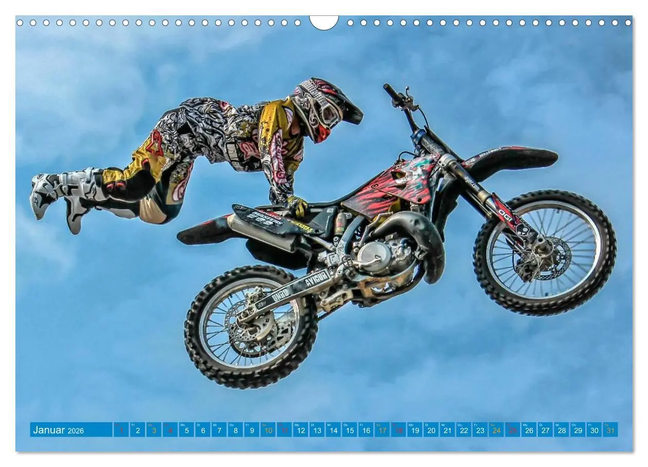 Bild: 9783516044928 | Motocross - mit vollem Risiko (Wandkalender 2026 DIN A3 quer),...