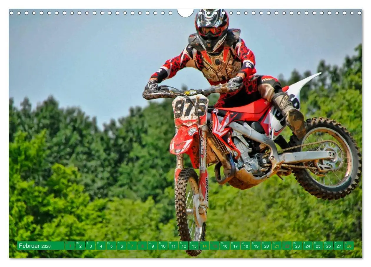 Bild: 9783516044928 | Motocross - mit vollem Risiko (Wandkalender 2026 DIN A3 quer),...