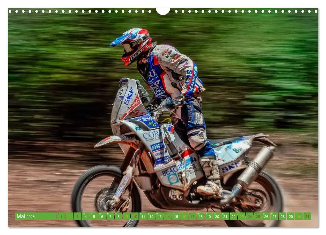 Bild: 9783516044928 | Motocross - mit vollem Risiko (Wandkalender 2026 DIN A3 quer),...