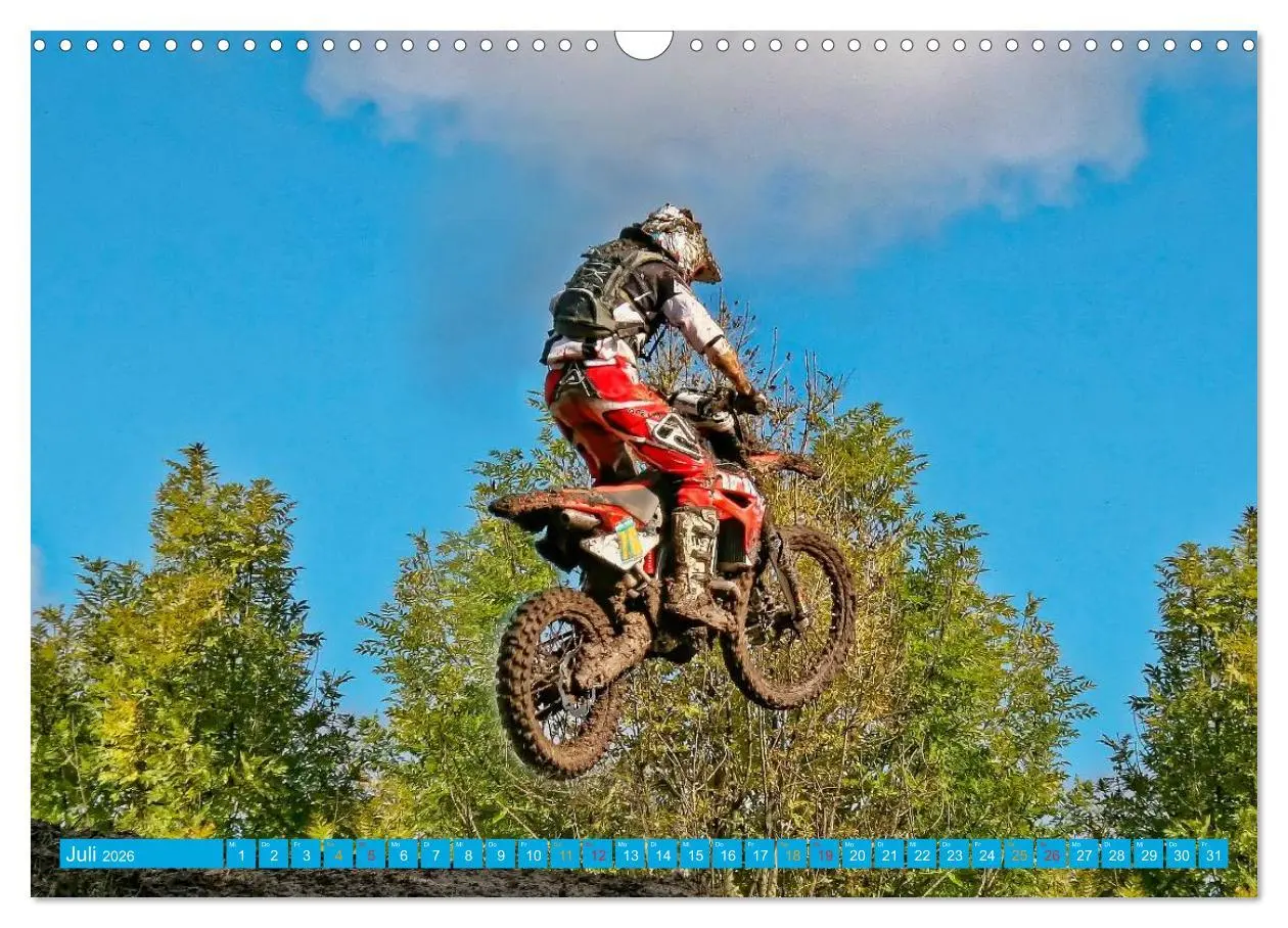Bild: 9783516044928 | Motocross - mit vollem Risiko (Wandkalender 2026 DIN A3 quer),...