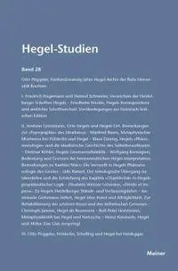 Hegel-Studien / Hegel-Studien
