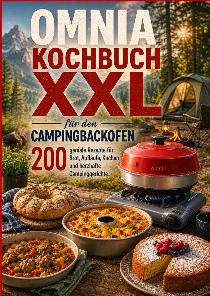 Cover: 9789403894928 | Omnia Kochbuch XXL für den Campingbackofen - 200 geniale Rezepte...