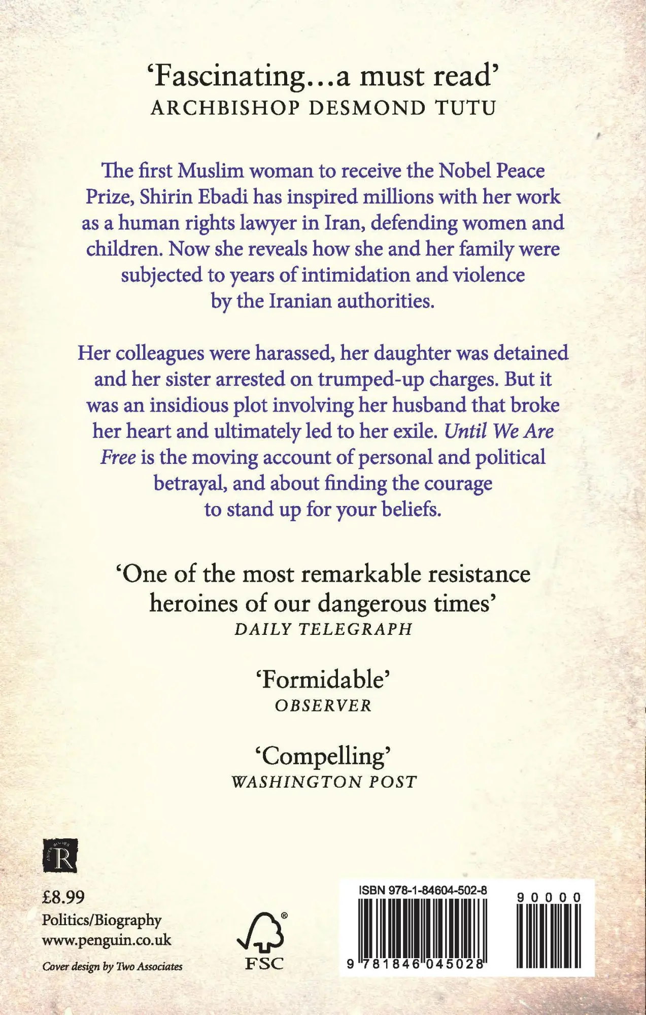 Rückseite: 9781846045028 | Until We Are Free | My Fight for Human Rights in Iran | Shirin Ebadi