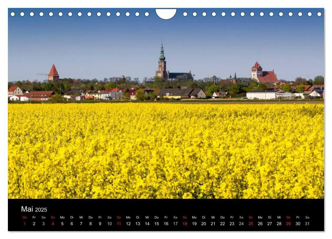 Bild: 9783435685028 | Univeritäts- und Hansestadt Greifswald (Wandkalender 2025 DIN A4...
