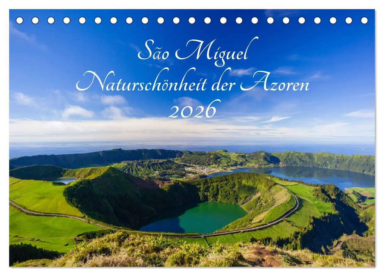 Cover: 9783457845028 | São Miguel - Naturschönheit der Azoren (Tischkalender 2026 DIN A5...