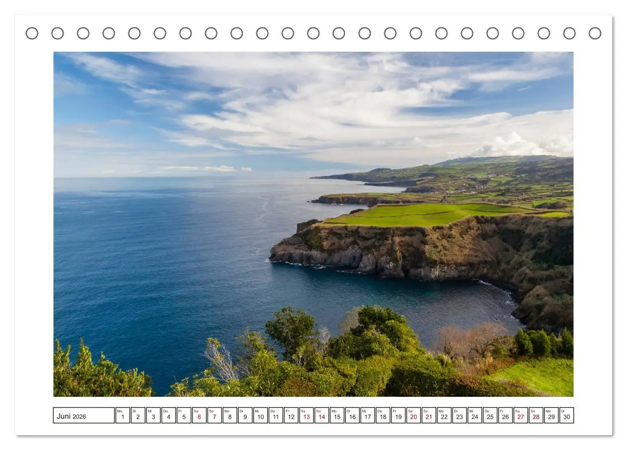 Bild: 9783457845028 | São Miguel - Naturschönheit der Azoren (Tischkalender 2026 DIN A5...