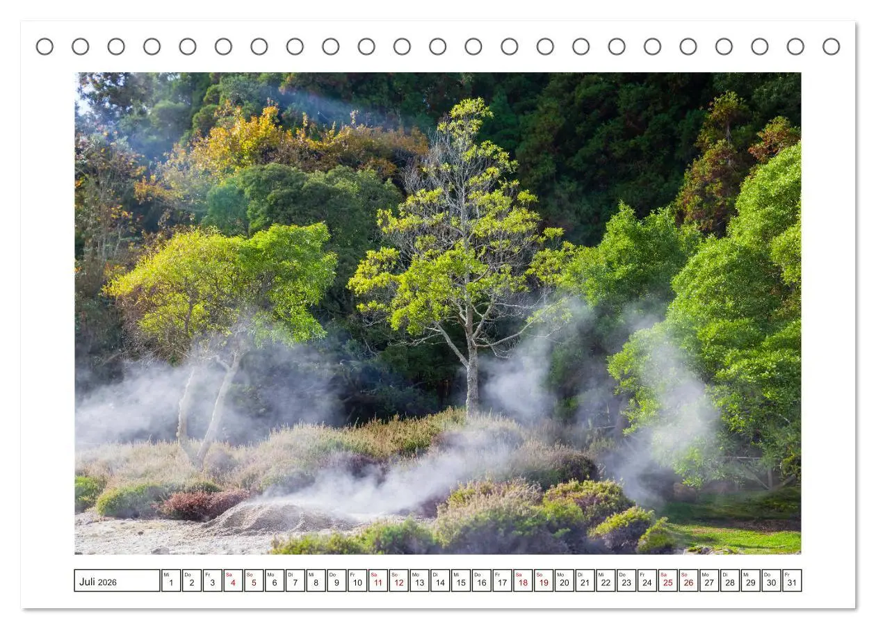 Bild: 9783457845028 | São Miguel - Naturschönheit der Azoren (Tischkalender 2026 DIN A5...