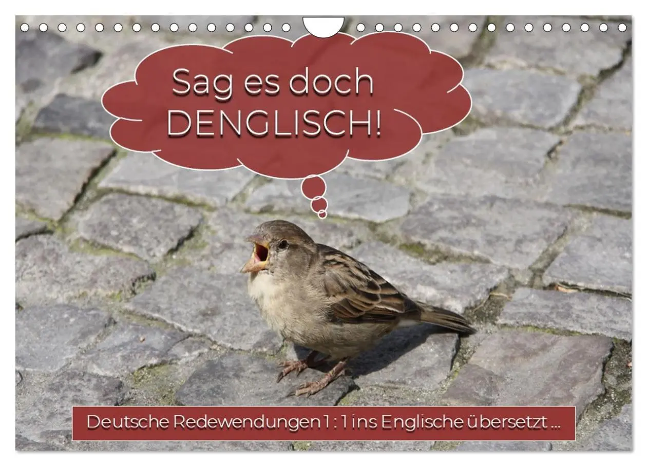Cover: 9783457915028 | Sag es doch DENGLISCH (Wandkalender 2026 DIN A4 quer), CALVENDO...