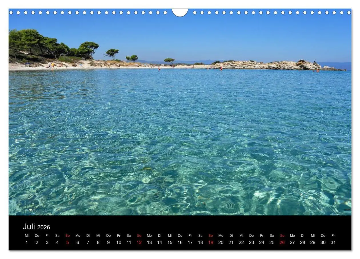 Bild: 9783516175028 | Chalkidiki: Kassandra, Sithonia, Athos (Wandkalender 2026 DIN A3...