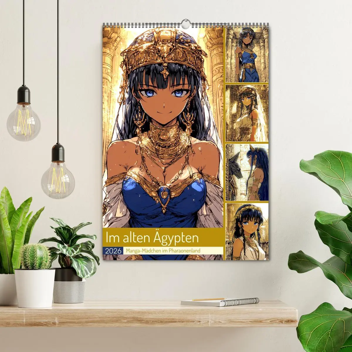 Bild: 9783516245028 | Im alten Ägypten. Manga-Mädchen im Pharaonenland (Wandkalender 2026...